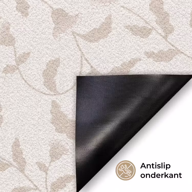 Deurmat - Sierlijk - Bloemen - Beige — 6