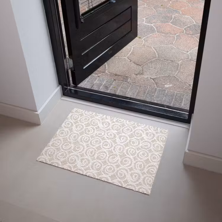 Deurmat - Beige - Patroon - Spiraal — 4