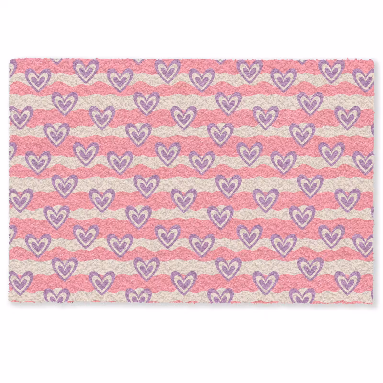 Deurmat - Golven - Patroon - Hartjes - Retro — 1