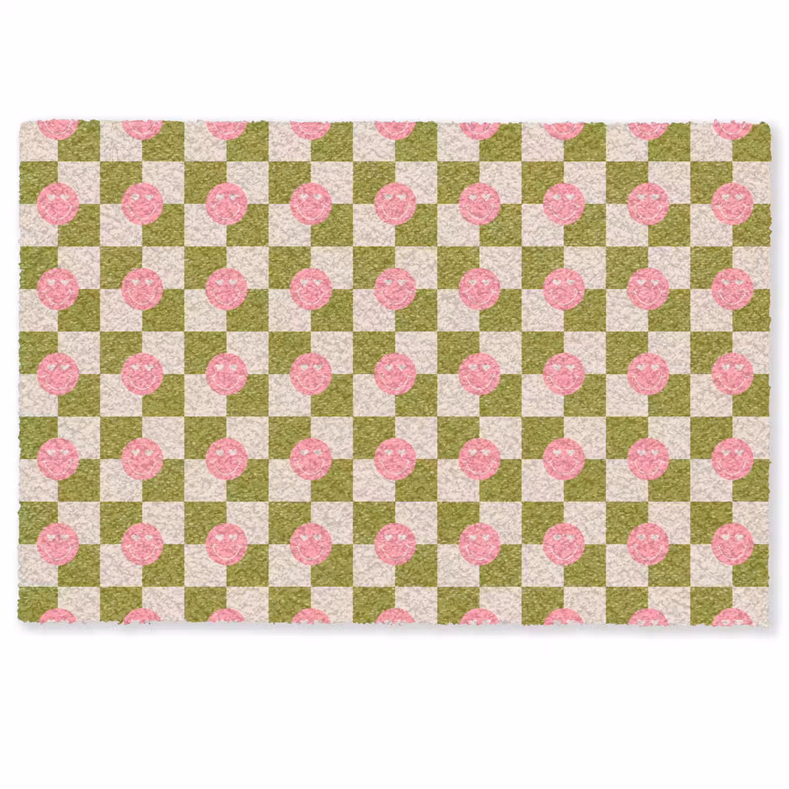 Deurmat - Patroon - Smileys - Blokken — 1