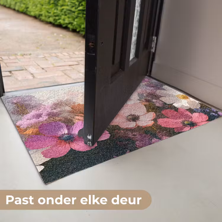 Deurmat - Bloemen - Kleurrijk - Bloei — 7