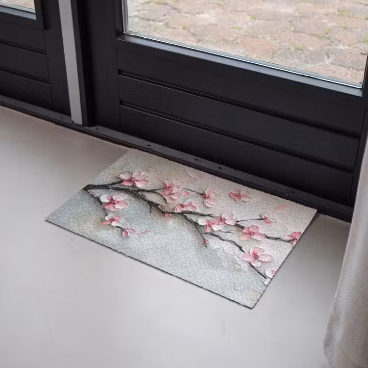 Deurmat - Bloesem - Kunstzinnig - Roze - Sakura — 2