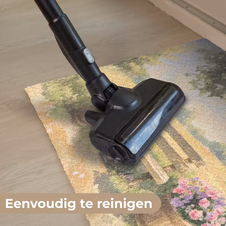 Deurmat - Houten bankje - Bloempotten - Landschap — 9