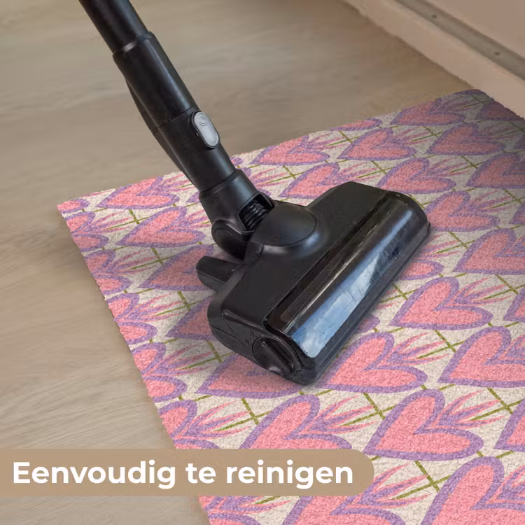 Deurmat - Patroon - Roze - Hartjes — 9