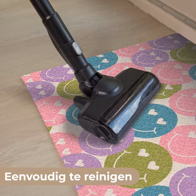 Deurmat - Patroon - Smiley - Kleurrijk - Hartjes — 9