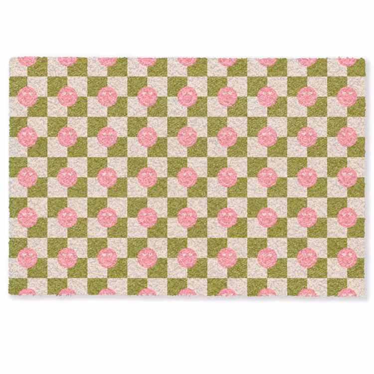 Deurmat - Patroon - Smileys - Blokken — 1