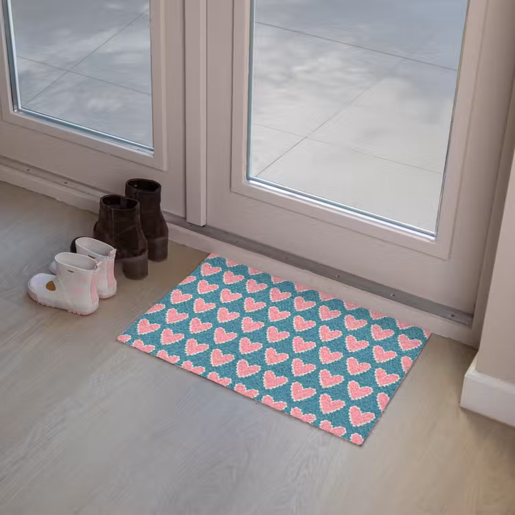 Deurmat - Retro - Hartjes - Patroon — 8