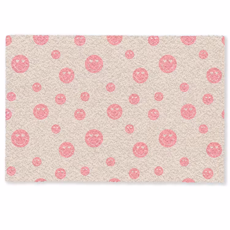 Deurmat - Smiley - Hart - Ogen - Patroon — 1