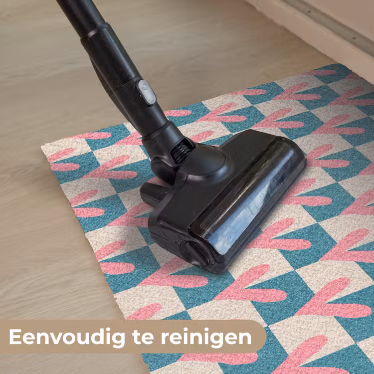 Deurmat - Vlakken - Hartjes - Patroon - Retro — 9