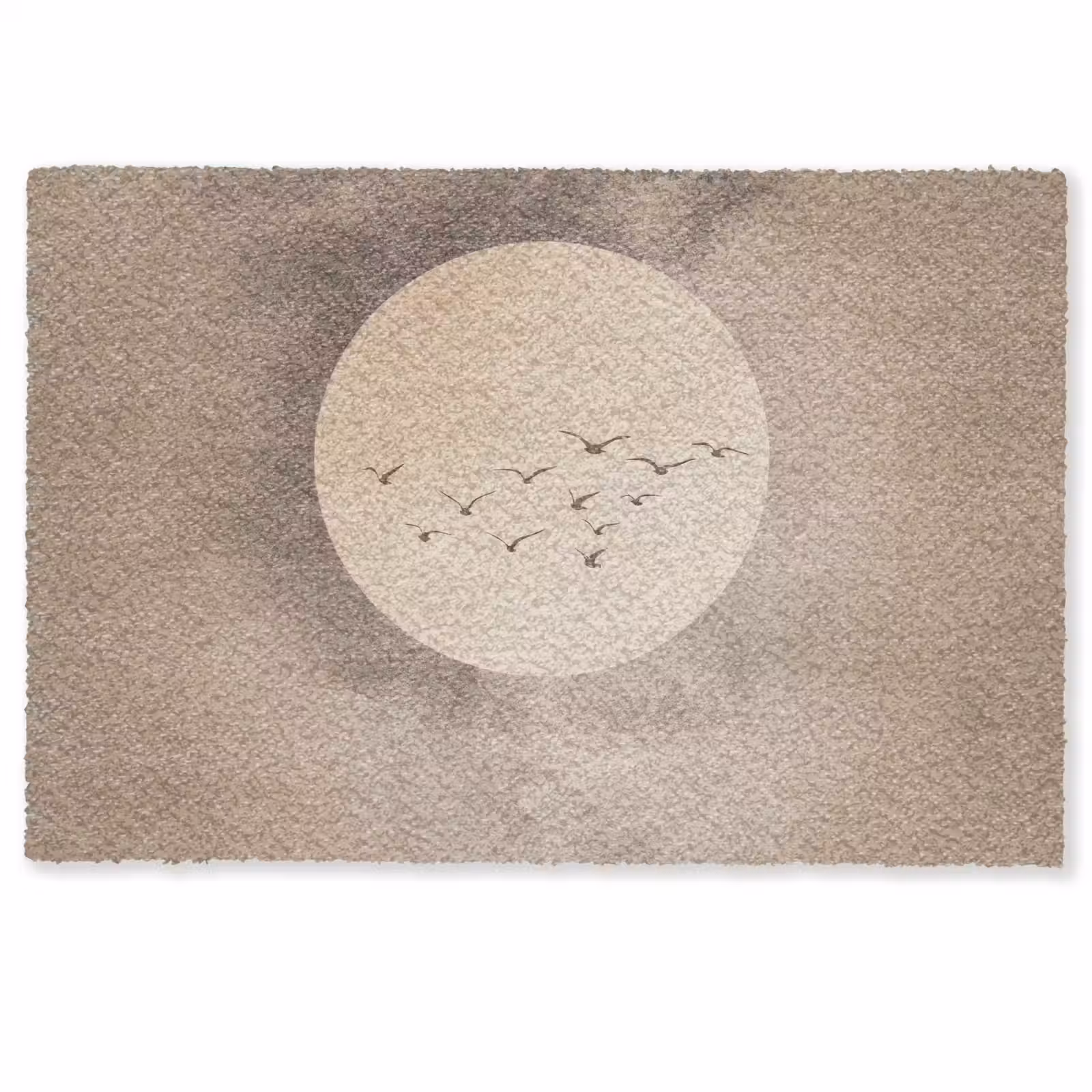 Deurmat - Vogel - Beige - Japandi — 1