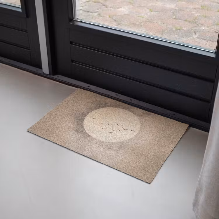 Deurmat - Vogel - Beige - Japandi — 2