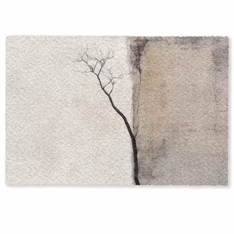 Deurmat - Wabi sabi - Plant - Beige — 1