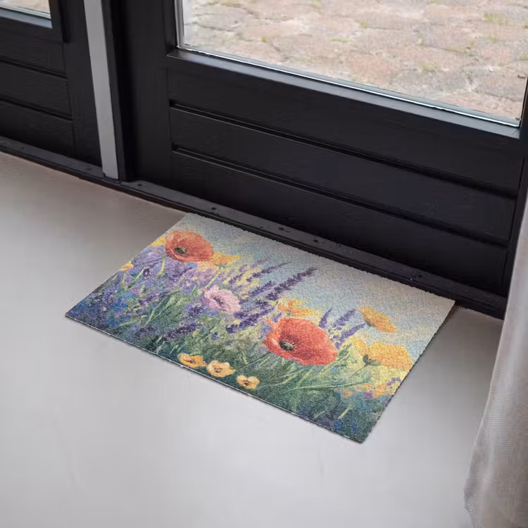 Deurmat - Weide - Bloemen - Kleurrijk — 2