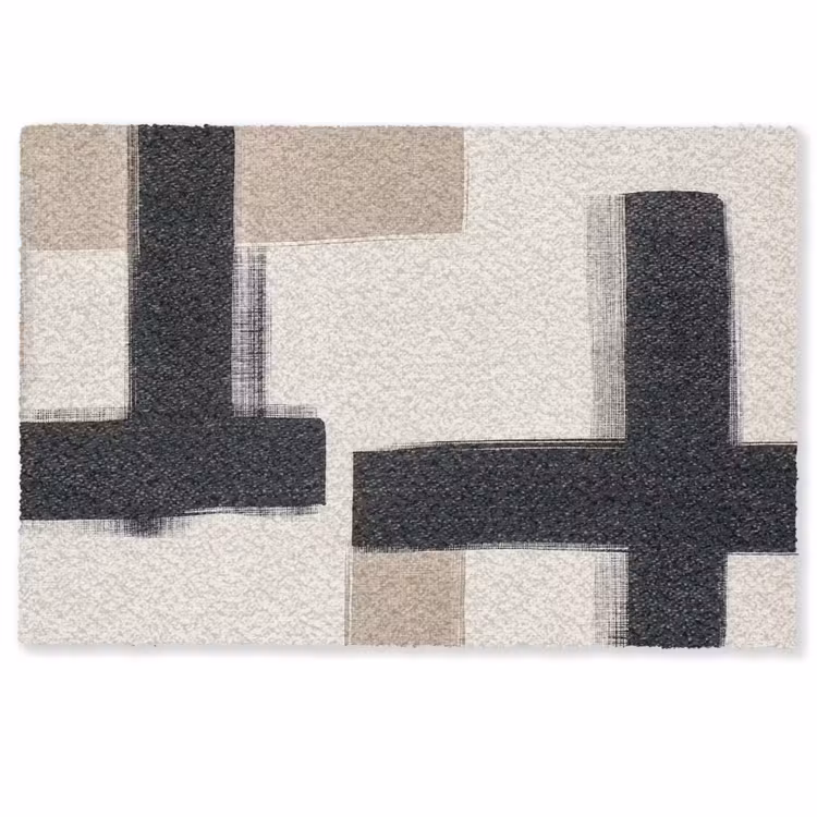 Deurmat - Zwart - Abstract - Japandi — 1