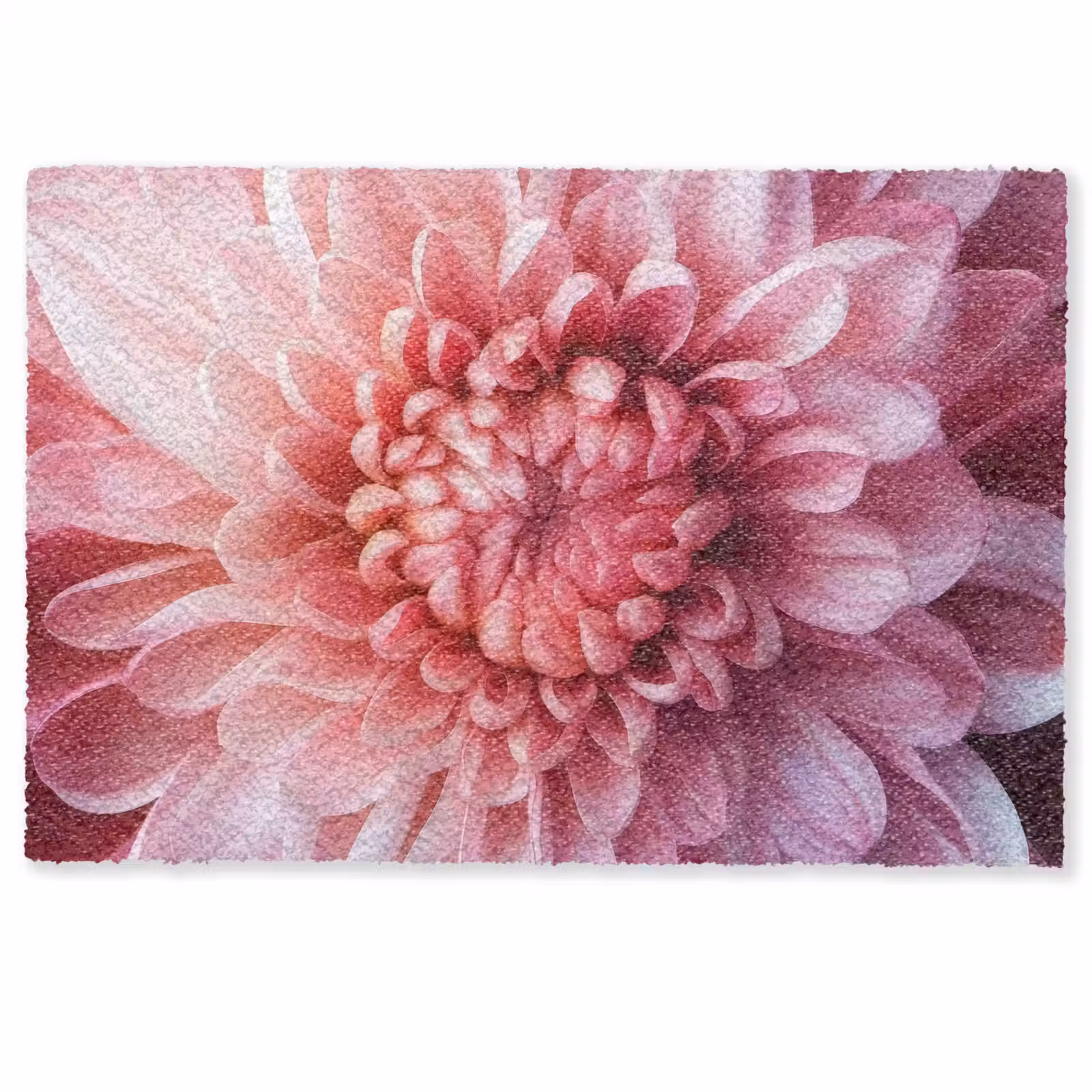 Deurmat - Dahlia - Bloem - Close up - Roze — 1