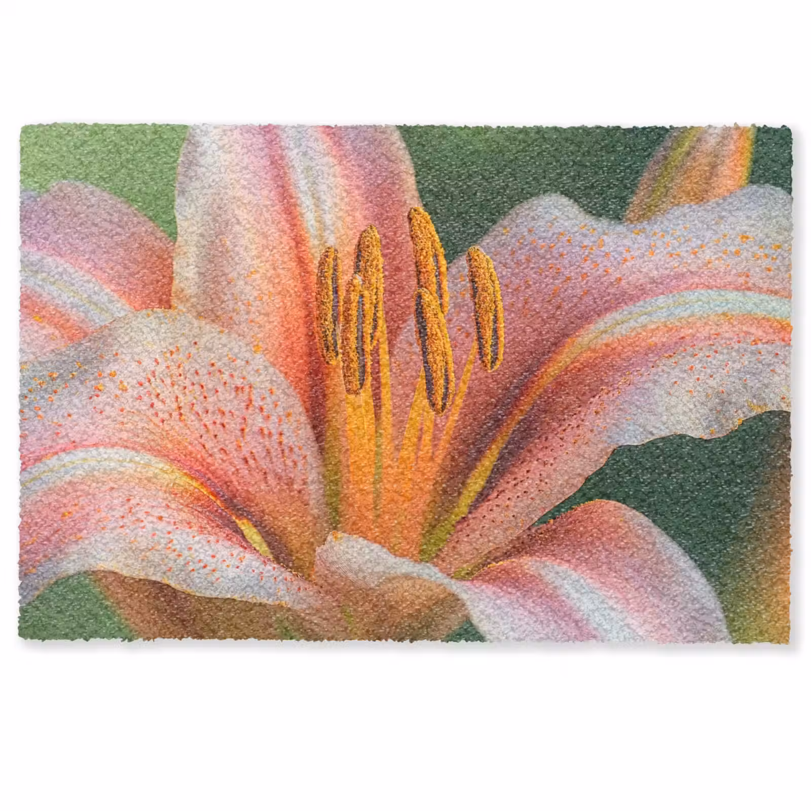Deurmat - Lelie - Close up - Lichtroze — 1
