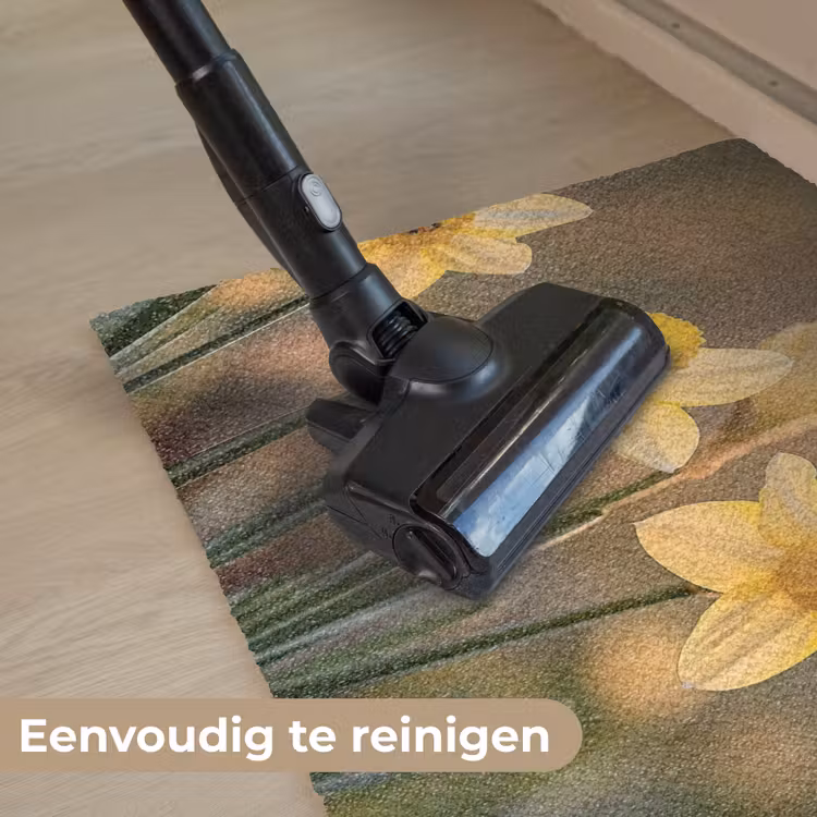 Deurmat - Bloemen - Geel - Wazig — 9