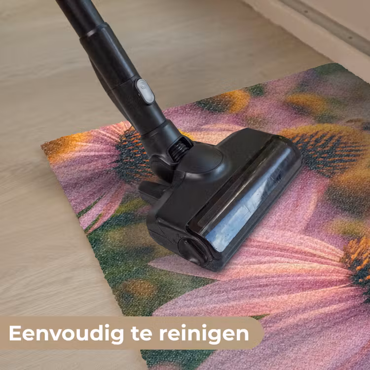 Deurmat - Bloemen - Paars - Bijen — 9
