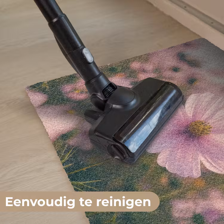 Deurmat - Bloemen - Paars - Wazig — 9
