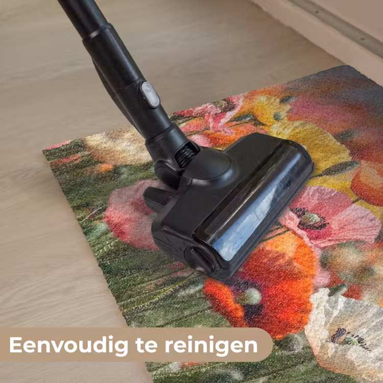 Deurmat - Bloemenveld - Klaprozen - Kleurrijk — 9