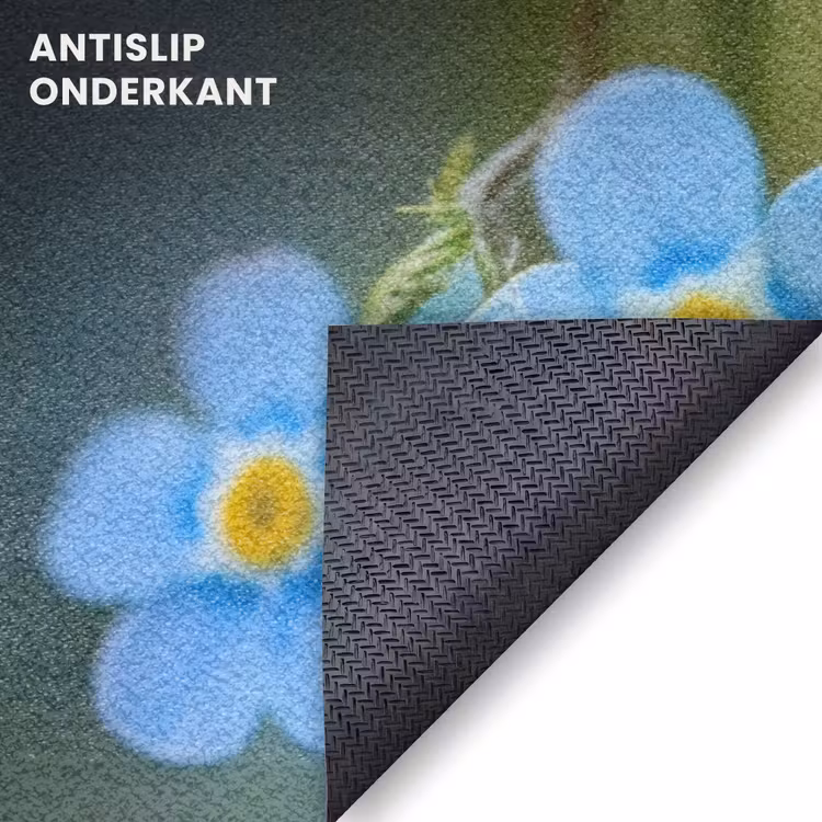 Deurmat - Bloemetjes - Blauw - Vergeet mij nietjes — 6