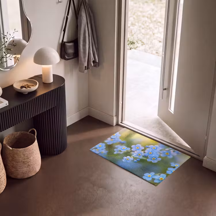 Deurmat - Bloemetjes - Blauw - Vergeet mij nietjes — 8