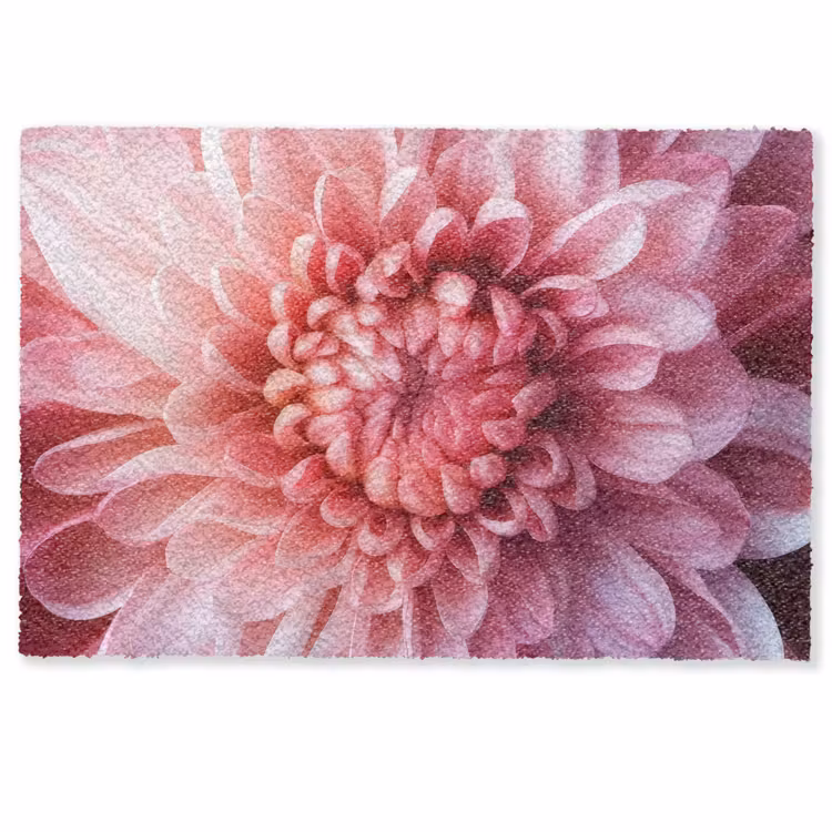 Deurmat - Dahlia - Bloem - Close up - Roze — 1