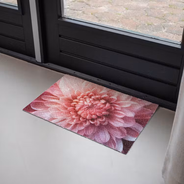 Deurmat - Dahlia - Bloem - Close up - Roze — 2
