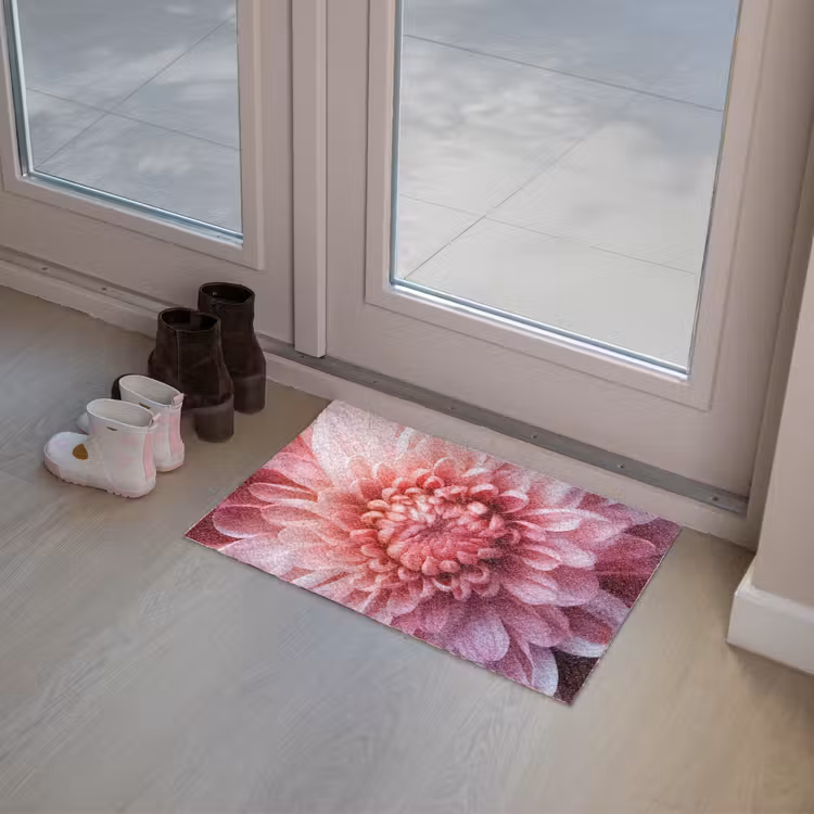 Deurmat - Dahlia - Bloem - Close up - Roze — 8