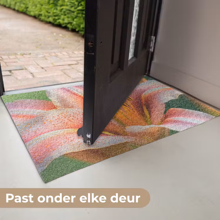 Deurmat - Lelie - Close up - Lichtroze — 7