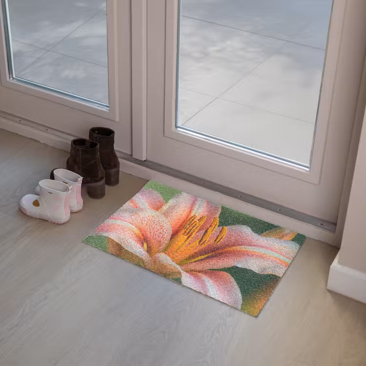 Deurmat - Lelie - Close up - Lichtroze — 8