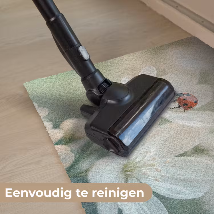 Deurmat - Lieveheersbeestje - Bloemen - Wit — 9
