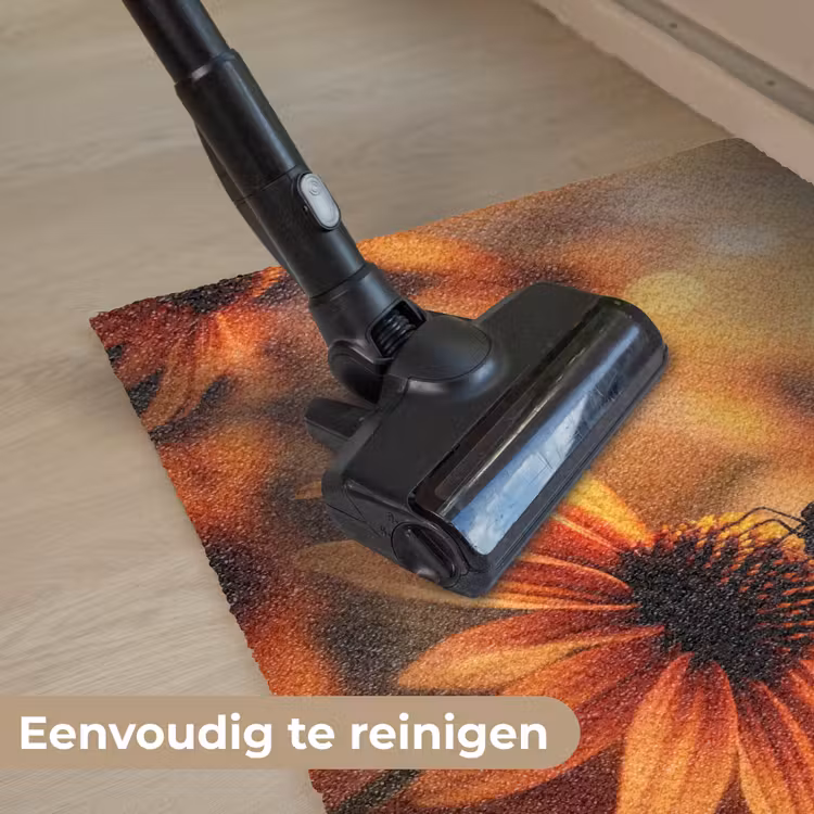 Deurmat - Vlinder - Bloemen - Oranje — 9