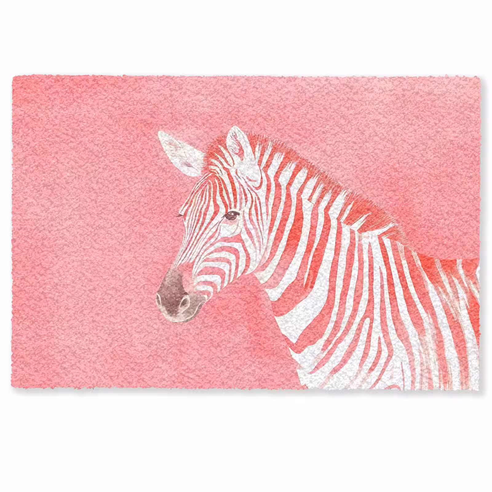 Deurmat - Zebra - Pink - Verf — 1