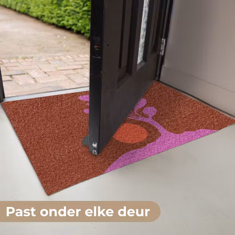 Deurmat - Boom - Paars - Cirkel - Vloeiend — 7