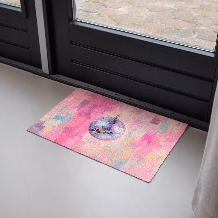 Deurmat - Discobal - Pink - Verf — 2