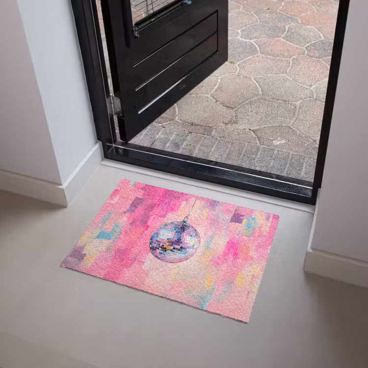 Deurmat - Discobal - Pink - Verf — 4