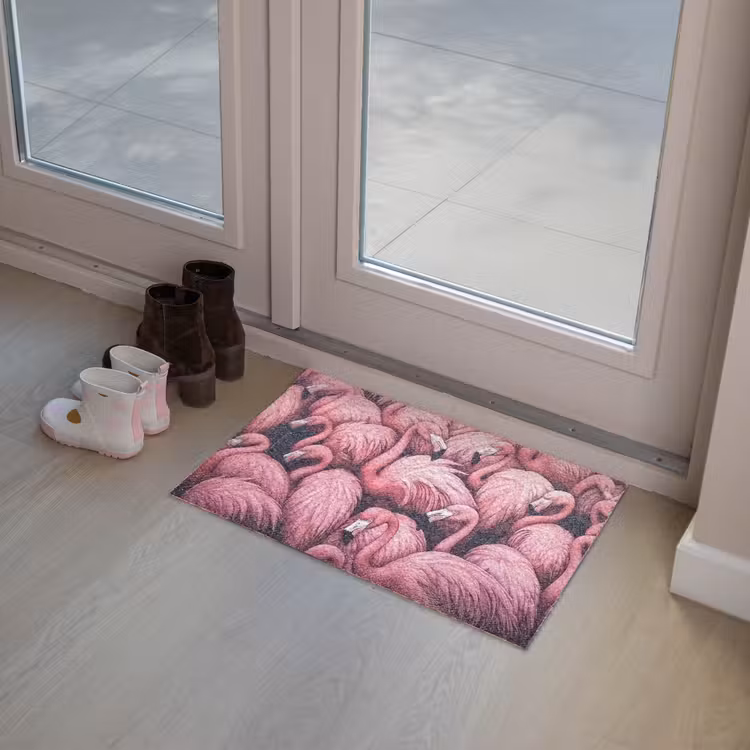 Deurmat - Flamingo - Roze - Dieren — 8