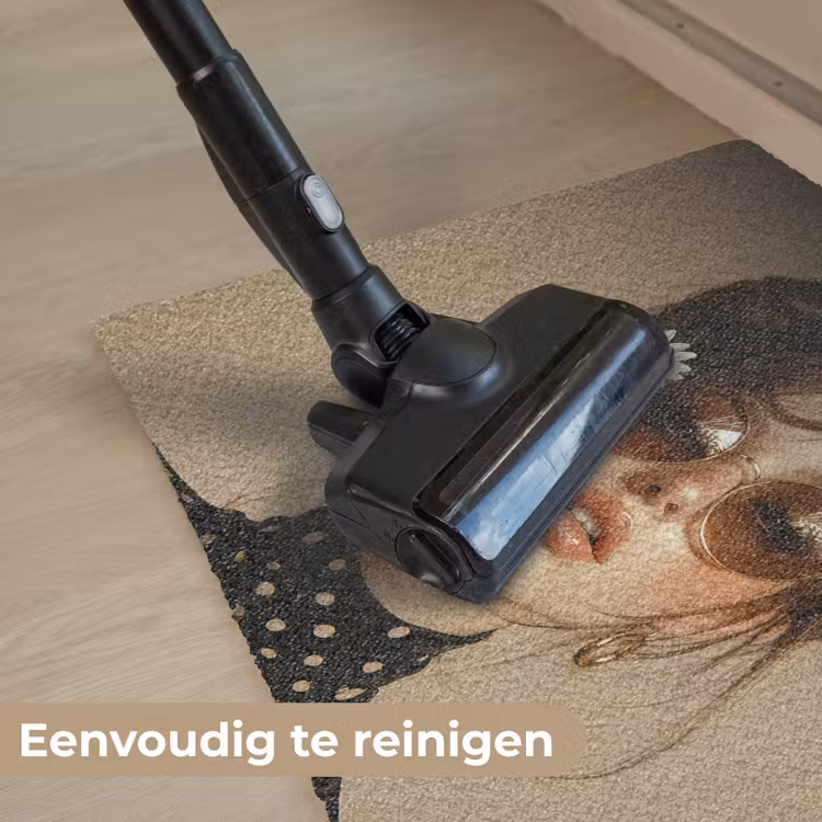 Deurmat - Vrouw - Beige - Bloem - Modern - Portret — 9