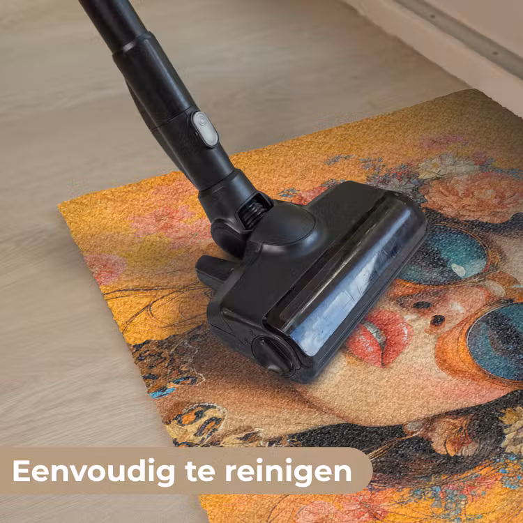 Deurmat - Vrouw - Bloemen - Aesthetic - Oranje — 9