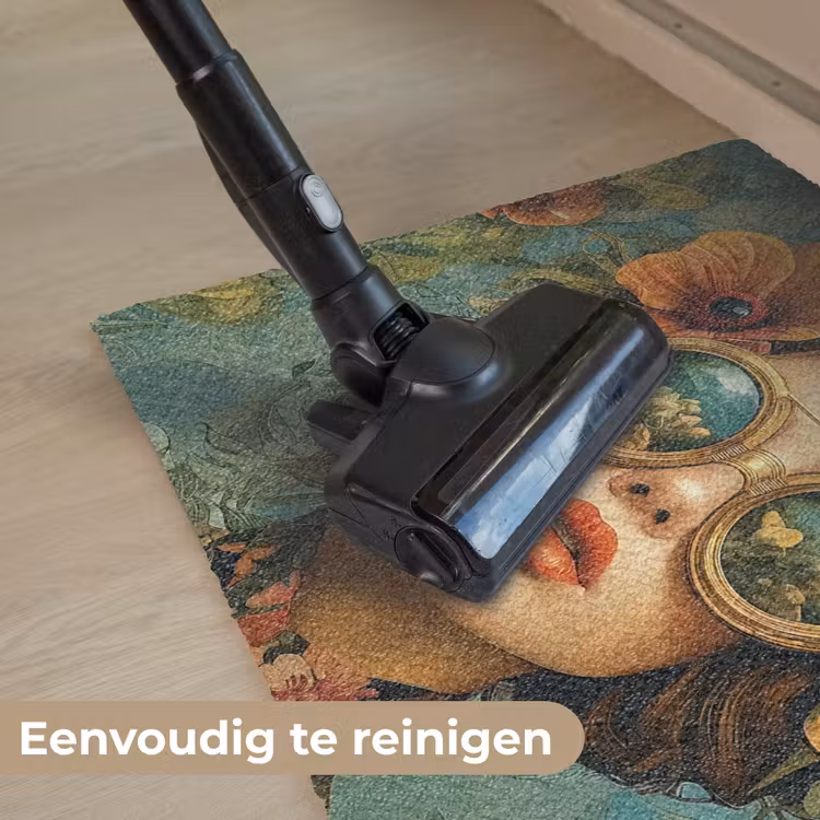 Deurmat - Vrouw - Bloemen - Vlinders - Natuur - Vintage — 9