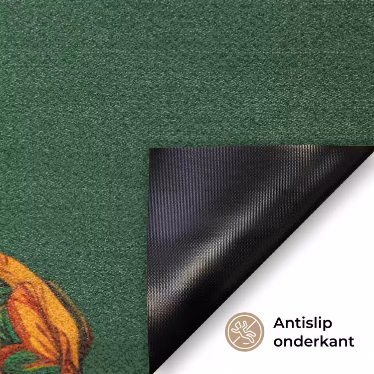 Deurmat - Vrouw - Groen - Modern - Bril - Abstract — 6