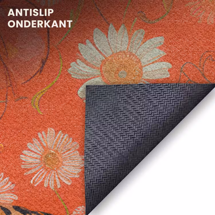 Deurmat - Vrouw - Kleurrijk - Dierenprint - Bloemen — 6