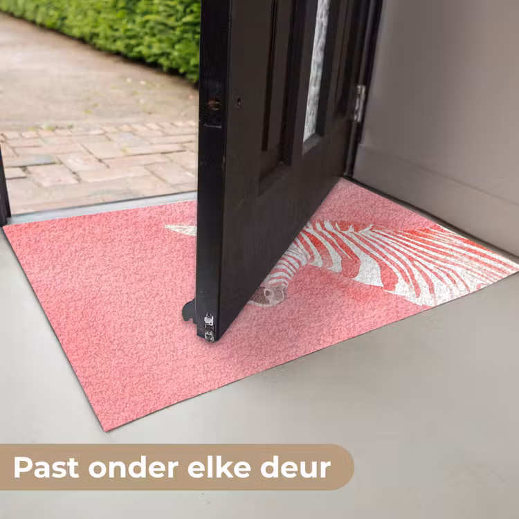 Deurmat - Zebra - Pink - Verf — 7