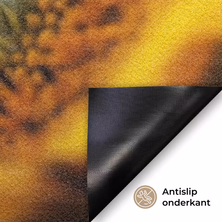 Deurmat - Zonnebloem - Close up - Geel - Quote — 6