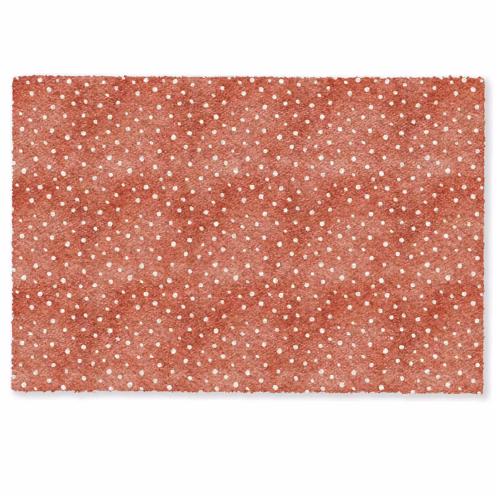 Deurmat - Patroon - Stippen - Rood - Wit — 1