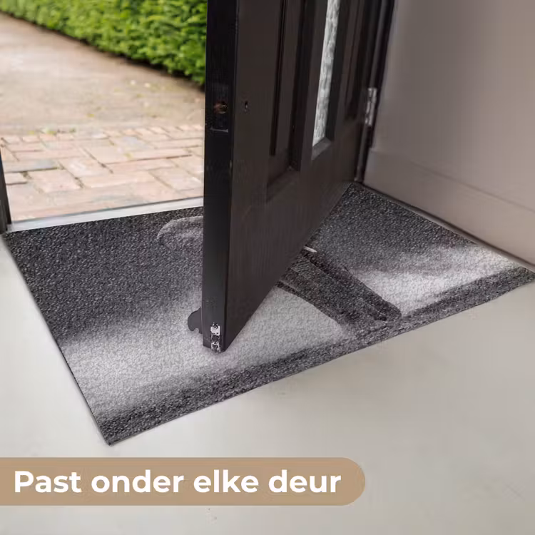 Deurmat - Olifant - Zwart - Wit - Rook — 7