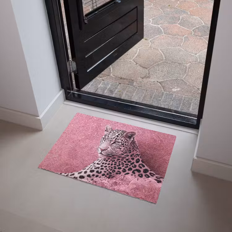 Deurmat - Panter - Luxe - Roze — 4