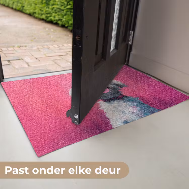 Deurmat - Pink - Hond - Bubbel — 7