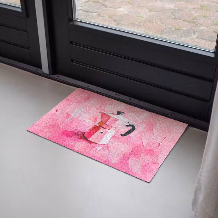 Deurmat - Roze - Verf - Coffee — 2